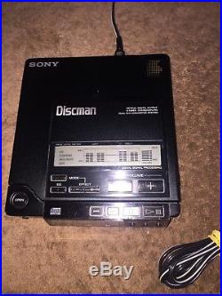 Sony D-555 Vintage Audiophile CD Player Discman Sony Vintage Working Restored V3