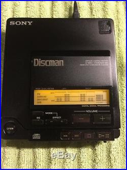 Sony D-555 Vintage Audiophile CD Player Discman Sony Vintage Working Sony RM-DM5
