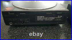 Sony D-5A CD Player Compact Disc D50 Power Dock Tested 1980s Vintage
