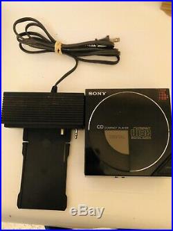Sony D-5A Compact CD Player & Sony AC-D50 AC Power Adaptor. Works Great