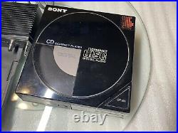 Sony D-5A Discman Portable Compact Disc Player CD AC-D50 Power Dock D5 WORKING