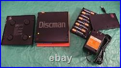 Sony D-7 Discman. Audiophile Set. Fully restored D-50 MkII