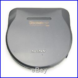 Sony D-777 Discman ESP + Battery Pack + Power + Remote + Headphones + Carry Case