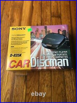 Sony D-835K Car Discman ESP Digital Mega Bass CD Compact Player BRAND NEW