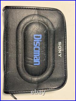 Sony D-88 Discman Near Perfect Condition and Functional with Case & Battery Pack