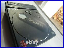 Sony D-88 Discman Working Original Case and Headphones Worlds Smallest CD Player