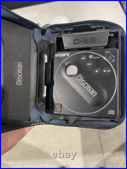 Sony D-88 Pocket Discman Portable CD Player (1988, Made in Japan) RARE