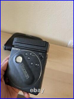 Sony D-88 Portable Discman Walkman CD Player PARTS Untested With Case Vintage