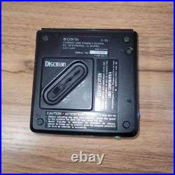 Sony D-88 Portable Discman Walkman CD Player See Description Spins No Sound