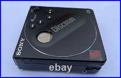 Sony D-88 Portable Discman, serviced new capacitors and 3d printed battery