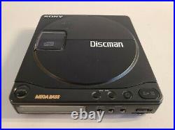 Sony D-9 Portable Discman Vintage Audiophile CD Player Tested Works