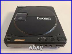 Sony D-9 Portable Discman Vintage Audiophile CD Player Tested Works