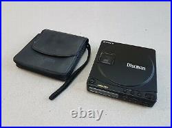 Sony D-9 Portable Discman Vintage Audiophile CD Player with Case