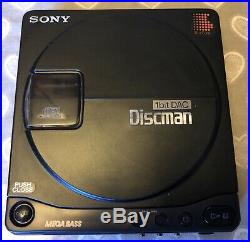 Sony D-99 Discman Personal / Portable CD Player Vintage Working D99