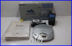 Sony D-CJ501 DISCMAN SILBER MP3 CD SPIELER PORTABLE CD PLAYER. ORIGINAL VERPACKT