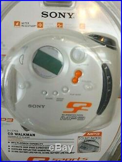 Sony D-CS901 S2 Sports CD Walkman R MP3 Player Vtg New Portable Water Resistant
