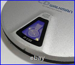Sony D-E01 CD Walkman G Protection Portable Silver Player