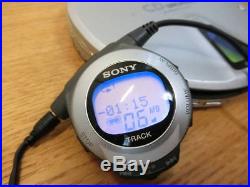 Sony D-E01 Walkman Portable CD Player Made in Japan Slide-in Disc Loading Works