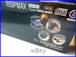 Sony D-E226CK CD Walkman Discman Compact Disc Personal Stereo Player Car Kit ESP