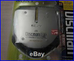 Sony D-E301 ESP Discman Portable CD Player Silver New Unopened