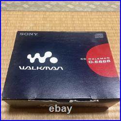 Sony D-E666 Cd Walkman Portable Cd Player Anti-Skip Vintage Audio Discman