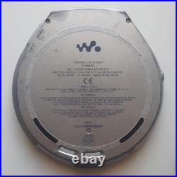 Sony D-E999 CD Silver Walkman Portable Compact Disc Player Used Japan Import