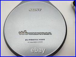 Sony D-E999 Walkman CD Player G-Protection with Remote, AC Operation Confirmed