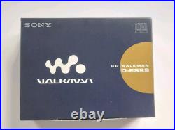 Sony D-E999 Walkman Portable CD Player Open Box Unused From Japan Free Shipping