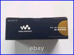 Sony D-E999 Walkman Portable CD Player Open Box Unused From Japan Free Shipping