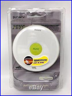 Sony D-EJ010 PSYC Portable CD Player Compact Disc (SKIP FREE MEGA BASS!) NEW