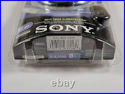 Sony D-EJ100 Psyc Walkman Portable CD Player Brand New Factory Sealed -Blue