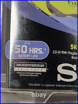 Sony D-EJ100 Psyc Walkman Portable CD Player Brand New Factory Sealed -Blue