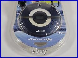 Sony D-EJ100 Psyc Walkman Portable CD Player Brand New Factory Sealed -Blue