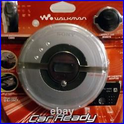 Sony D-EJ106CK CD Walkman Portable Player Car Ready Silver Remote Factory Sealed