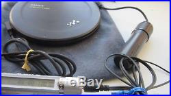 Sony D-EJ2000 CD Walkman With Box. Needs new charger and battery