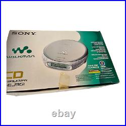 Sony D-EJ361 CD Walkman Portable CD Player Blue Boxed Rare