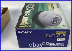 Sony D-EJ615 Boxed CD Player Walkman Jog Proof Excellent Condition