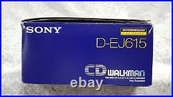 Sony D-EJ615 Boxed CD Player Walkman Jog Proof Grade A