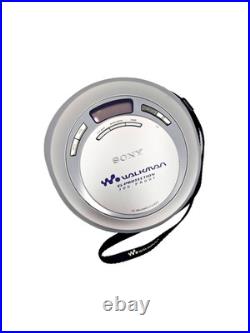 Sony D-EJ620 CD Walkman Discman Stereo Portable Compact Disc Player Silver Vtg