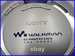 Sony D-EJ620 CD Walkman Discman Stereo Portable Compact Disc Player Silver Vtg