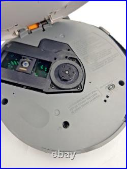 Sony D-EJ620 CD Walkman Discman Stereo Portable Compact Disc Player Silver Vtg