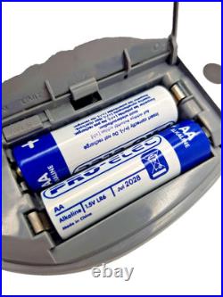 Sony D-EJ620 CD Walkman Discman Stereo Portable Compact Disc Player Silver Vtg