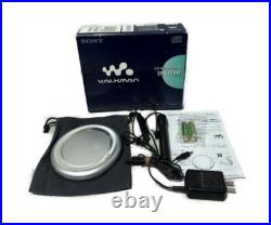 Sony D-EJ700 CD Walkman Portable Player G-Protection Silver Tested Works silver