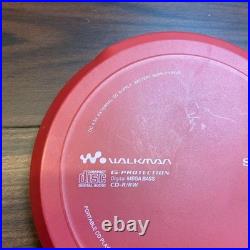 Sony D-EJ700 Pink Portable CD Walkman Player Tested + Earphone & Pouch Japan
