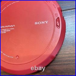 Sony D-EJ700 Pink Portable CD Walkman Player Tested + Earphone & Pouch Japan