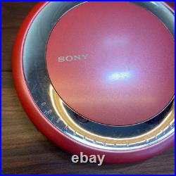 Sony D-EJ700 Pink Portable CD Walkman Player Tested + Earphone & Pouch Japan