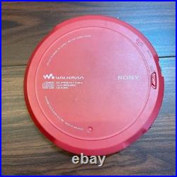 Sony D-EJ700 Pink Portable CD Walkman Player Tested + Earphone & Pouch Japan