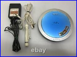 Sony D-EJ720 CD Walkman Music Player Blue Used From Japan F/S Fedex RSMI
