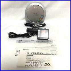 Sony D-EJ720 CD Walkman Music Player withRemote Controller, AC Adapter Japan Used