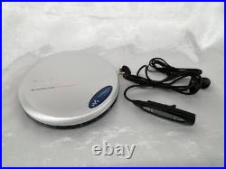 Sony D-EJ775 Portable Personal CD Player (Silver), Good Condition From Japan